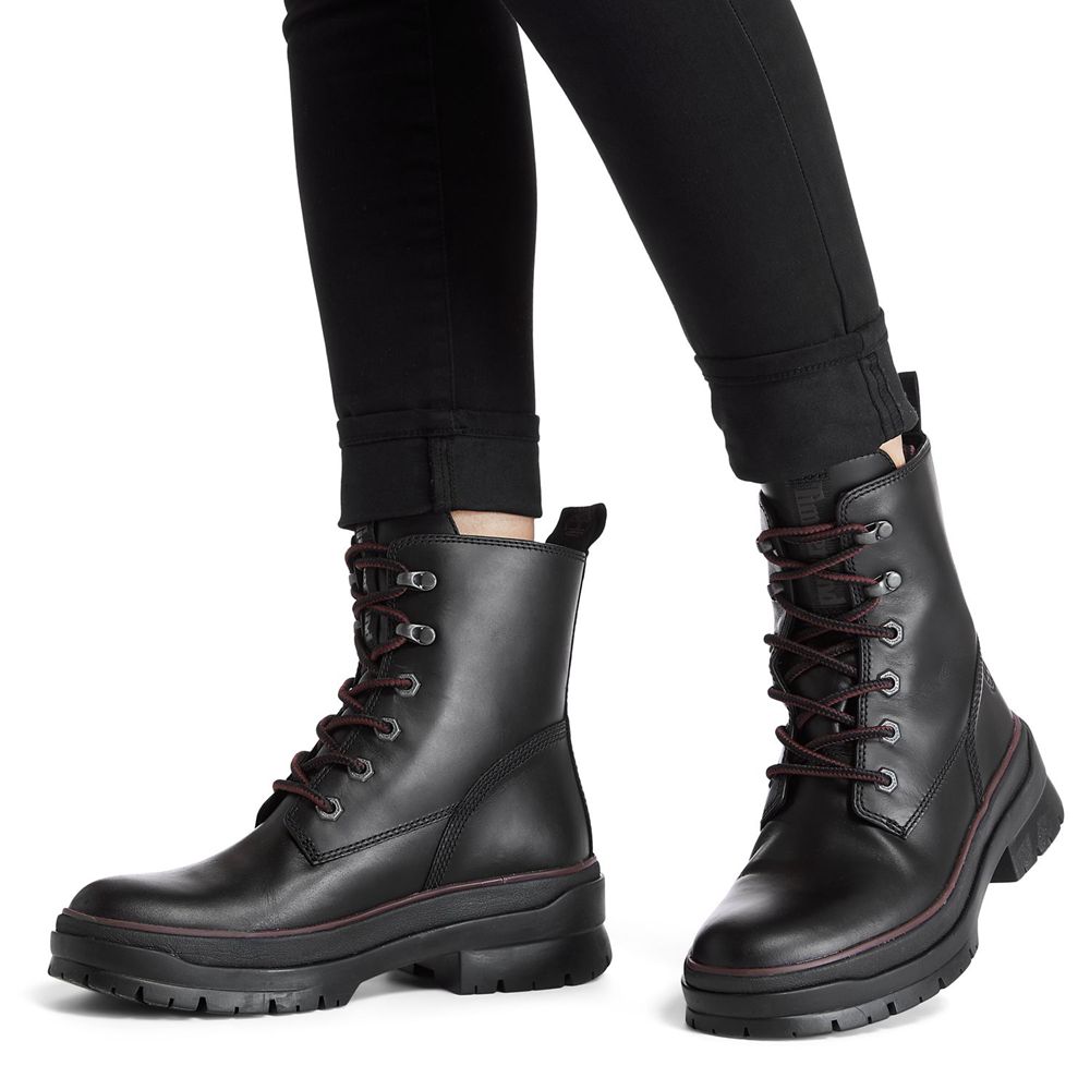 Timberland Womens Lace-Up Boots Malynn EK+ Waterproof - Black - India BV5782319